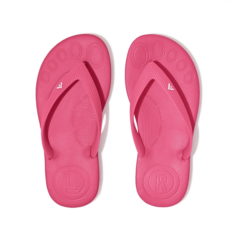 Fitflop Iqushion Rubber Klipklapper Børn Rød | DK-352794-UFE