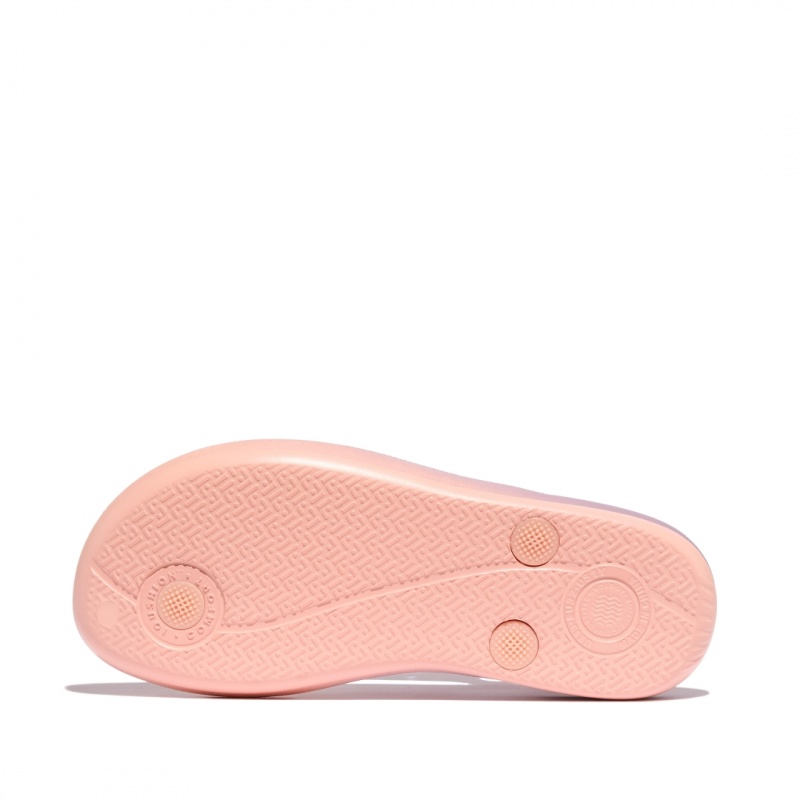 Fitflop Iqushion Rubber Klipklapper Børn Lyserød | DK-681237-JMS