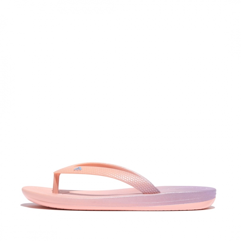 Fitflop Iqushion Rubber Klipklapper Børn Lyserød | DK-681237-JMS