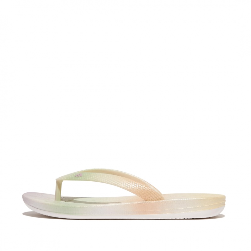 Fitflop Iqushion Rubber Klipklapper Børn Hvide | DK-948360-LFD