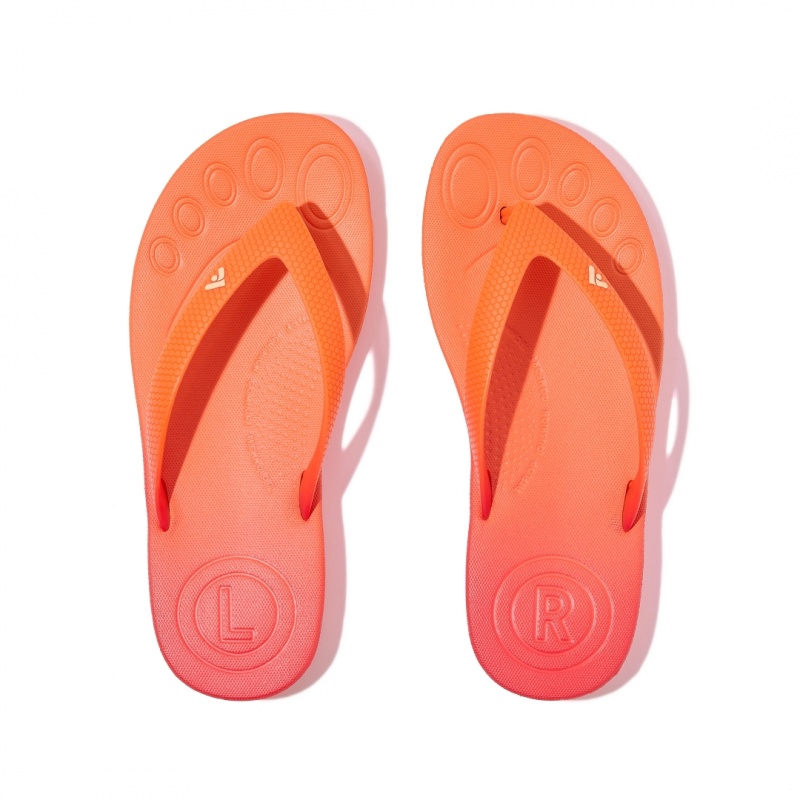 Fitflop Iqushion Rubber Klipklapper Børn Rød | DK-019724-TXY