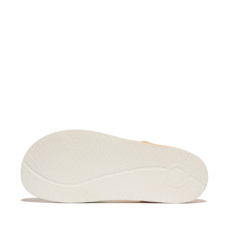 Fitflop Iqushion Rubber Sandaler Med Rem Børn Hvide | DK-289741-RGZ