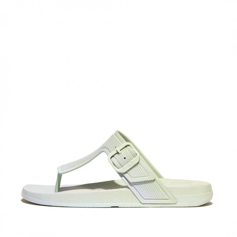 Fitflop Iqushion Rubber Tpu Klipklapper Dame Blå | DK-980451-VGS