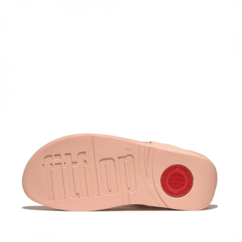 Fitflop Lulu Læder Sandaler Med Tåstolpe Dame Gul | DK-560748-UBX