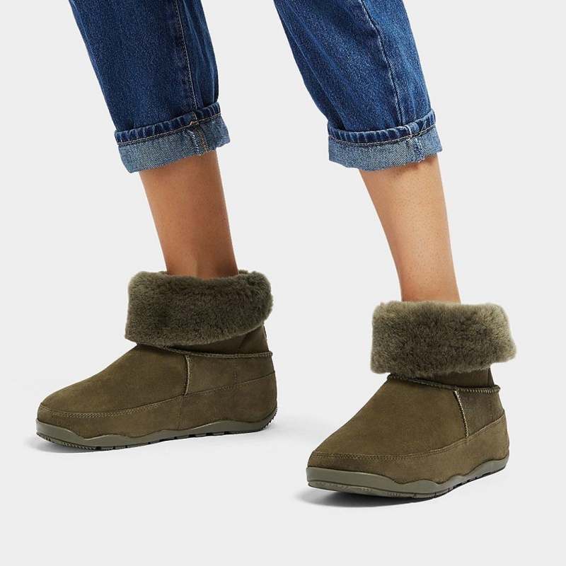 Fitflop Original Mukluk Shearling Støvletter Dame Brune | DK-940278-AJM