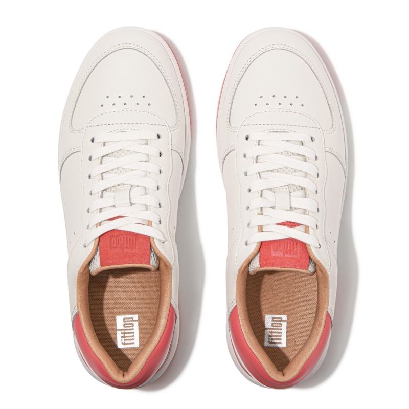 Fitflop Rally-Evo Sneakers Dame Hvide Lyserød | DK-158739-QTA