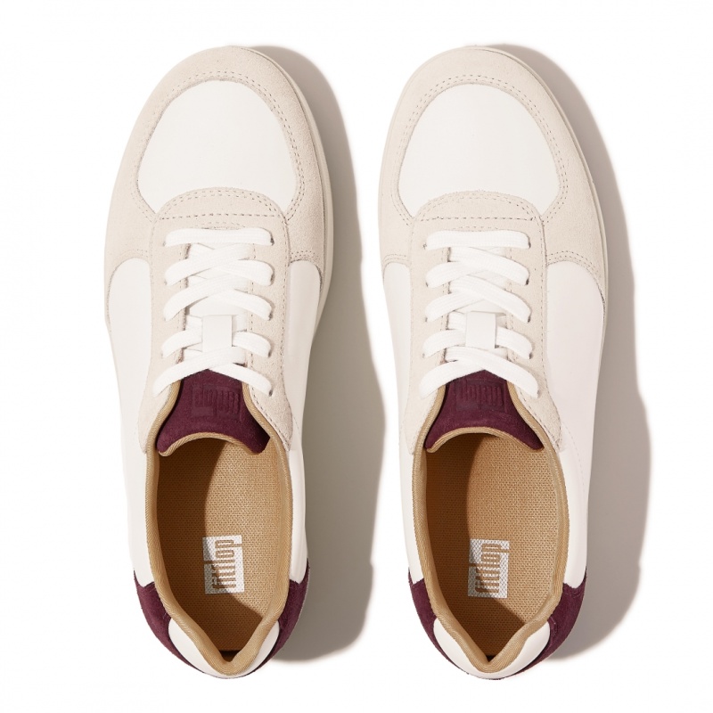 Fitflop Rally Sneakers Dame Hvide Lilla | DK-706193-EOC