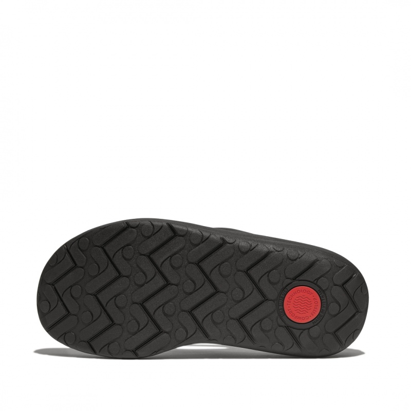 Fitflop Relieff Eva Tpu Thongs Sandaler Med Tåstolpe Dame Sort | DK-412596-JNK