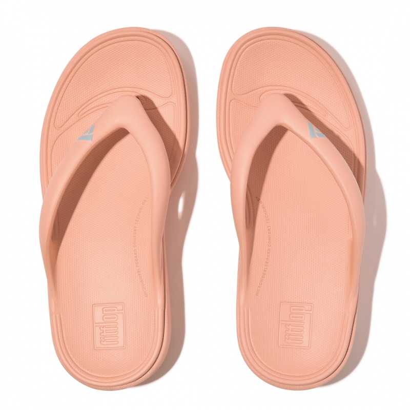 Fitflop Relieff Eva Tpu Thongs Sandaler Med Tåstolpe Dame Lyserød | DK-297536-LPG