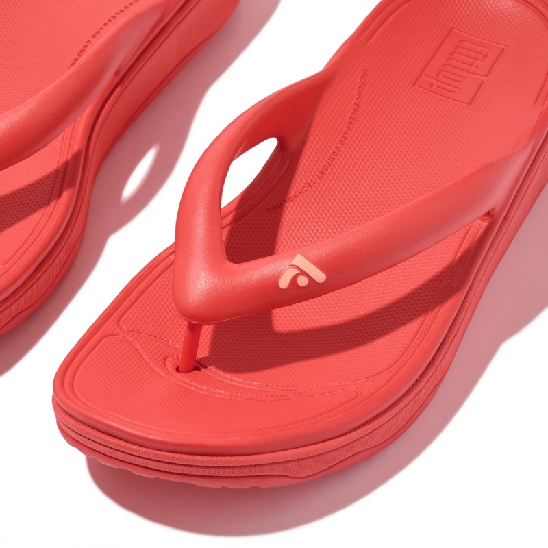 Fitflop Relieff Eva Tpu Thongs Sandaler Med Tåstolpe Dame Rød | DK-486370-QHP