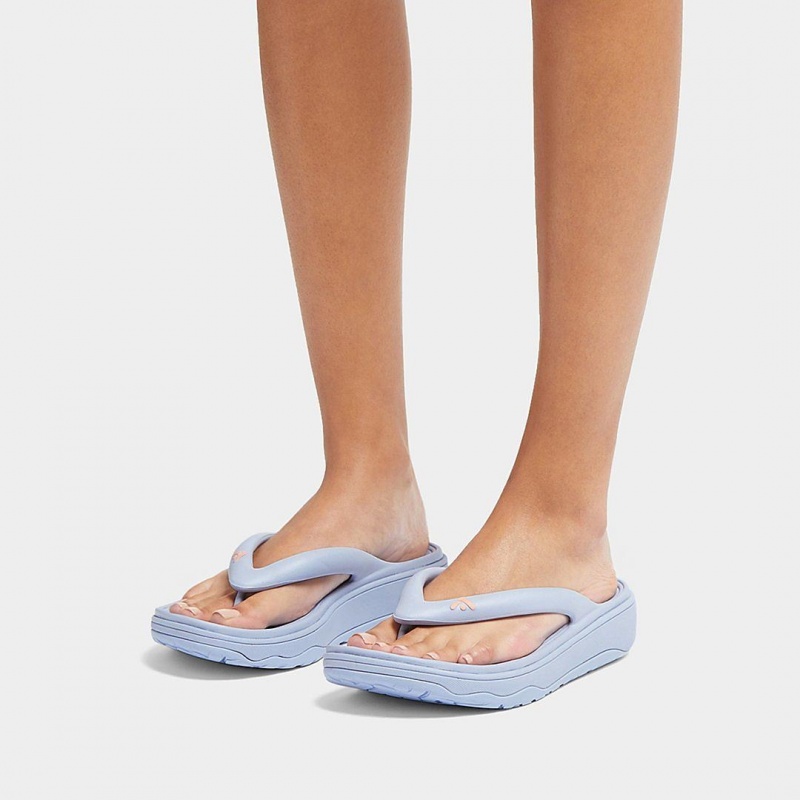 Fitflop Relieff Eva Tpu Thongs Sandaler Med Tåstolpe Dame Blå | DK-193407-HCV