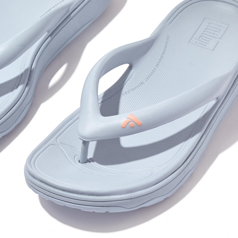 Fitflop Relieff Eva Tpu Thongs Sandaler Med Tåstolpe Dame Blå | DK-193407-HCV