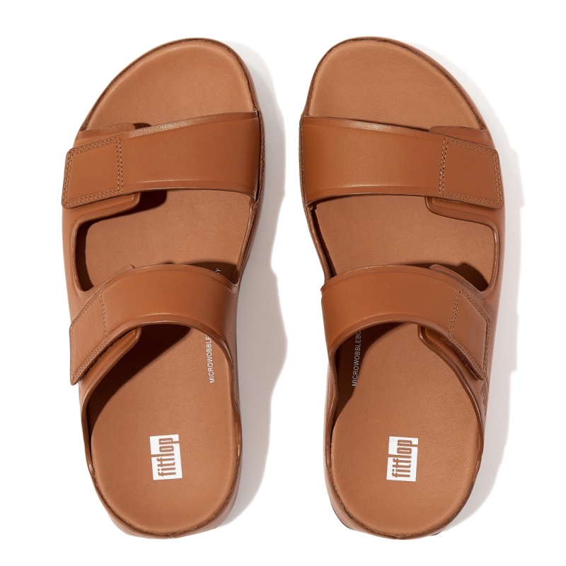 Fitflop Samel Adjustable Tøfler Herre Brune | DK-479801-UPL