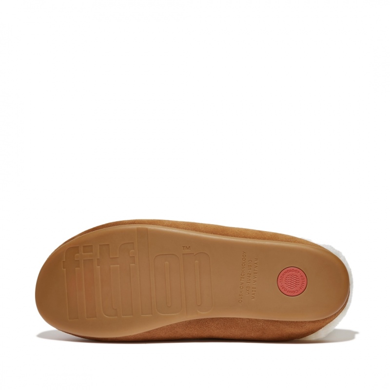 Fitflop Shove Tøfler Herre Lysebrune | DK-531420-VMA