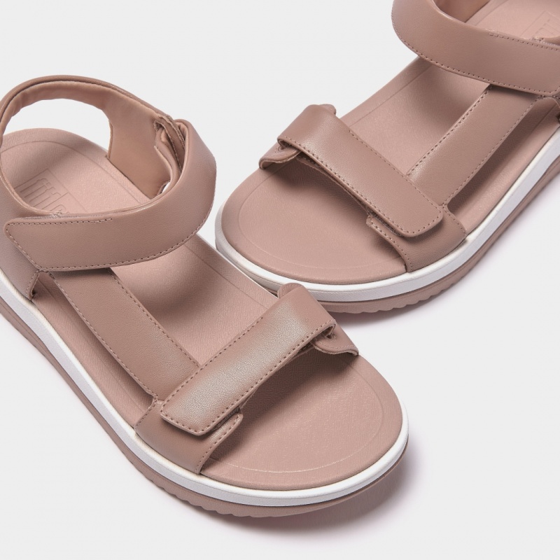 Fitflop Surff Back Páskové Sandaler Dame Beige | DK-806219-SVT