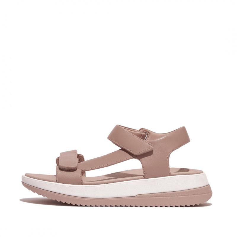 Fitflop Surff Back Páskové Sandaler Dame Beige | DK-806219-SVT