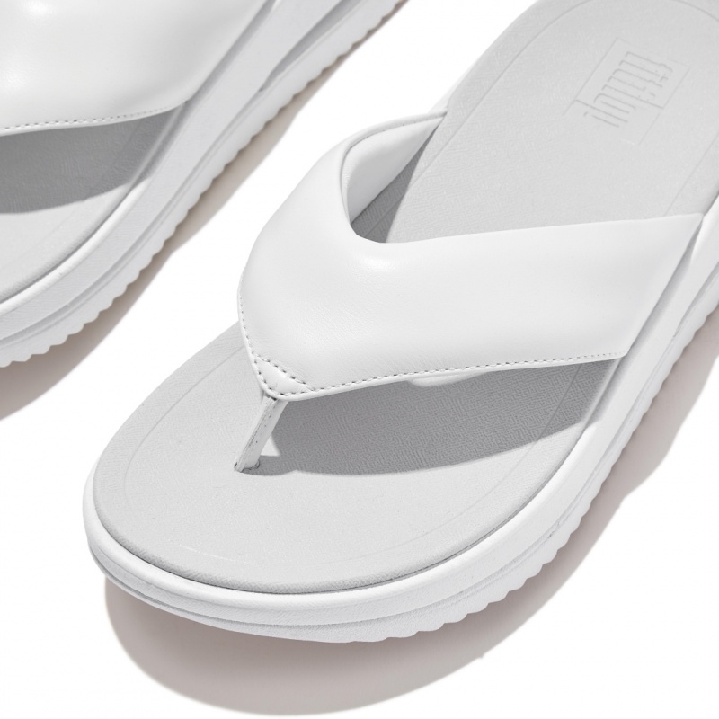 Fitflop Surff Tå Thongs Thongs Dame Hvide | DK-729450-IZL