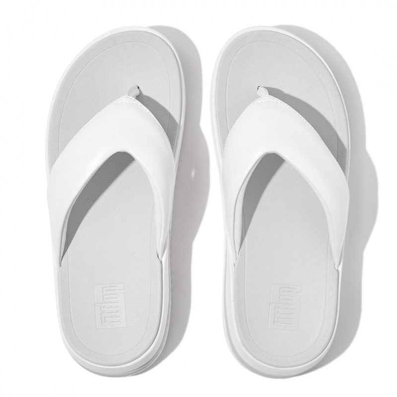 Fitflop Surff Tå Thongs Thongs Dame Hvide | DK-729450-IZL