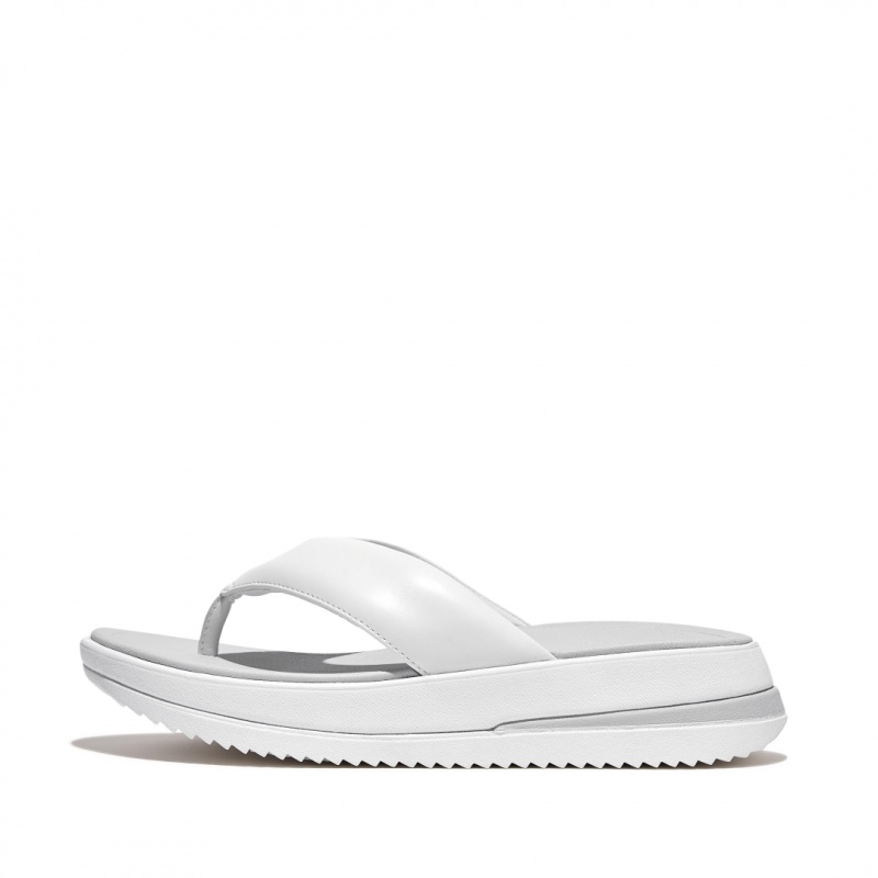 Fitflop Surff Tå Thongs Thongs Dame Hvide | DK-729450-IZL