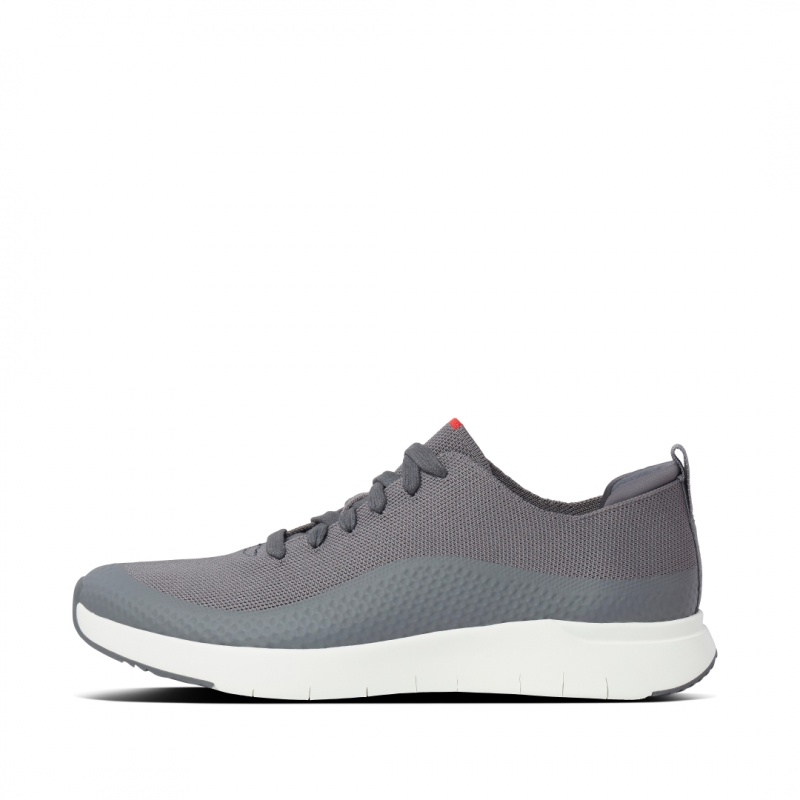 Fitflop Uberknit Ever Knit Sneakers Herre Grå | DK-032651-SAR