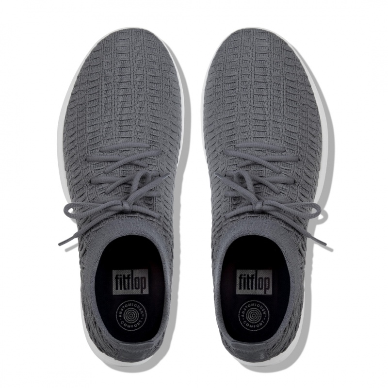 Fitflop Uberknit Tekstil Sneakers Herre Mørkegrå | DK-568914-GSF