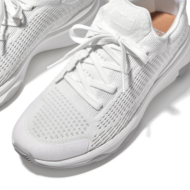 Fitflop Vitamin Ffx Knit Sports Sneakers Dame Hvide | DK-749802-NIH