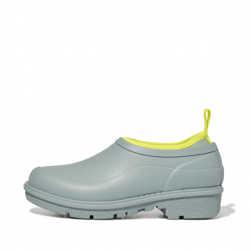 Fitflop Wonderclog Neon Pop Vandtætte Træsko Dame Blå | DK-428753-LQS