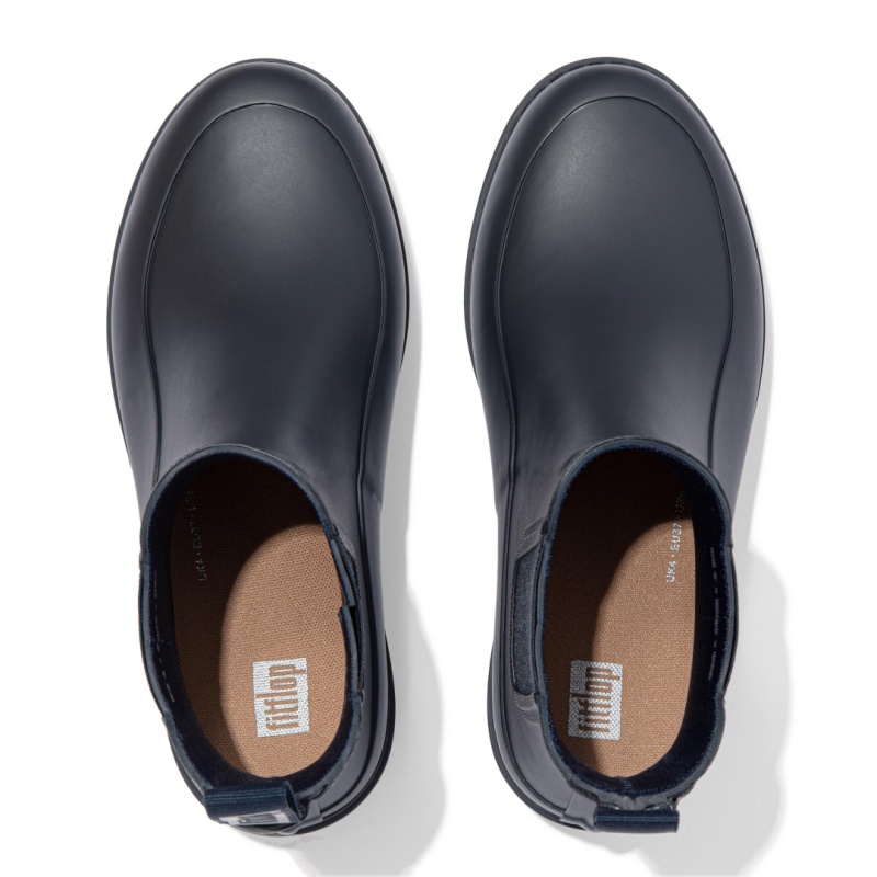 Fitflop Wonderwelly Chelsea Gummistøvler Dame Mørkeblå | DK-691025-ELZ